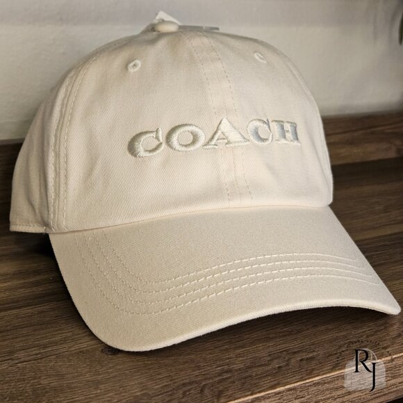 Coach Women’s Baseball Hat – Chalk | NWT - Picture 1 of 7